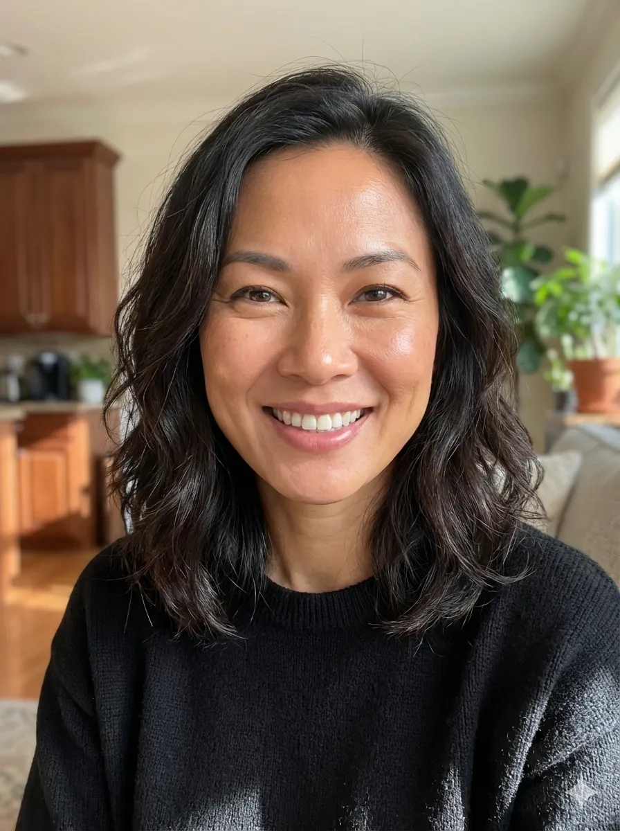 Original portrait photo before passport-style processing